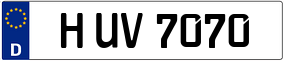Truck License Plate